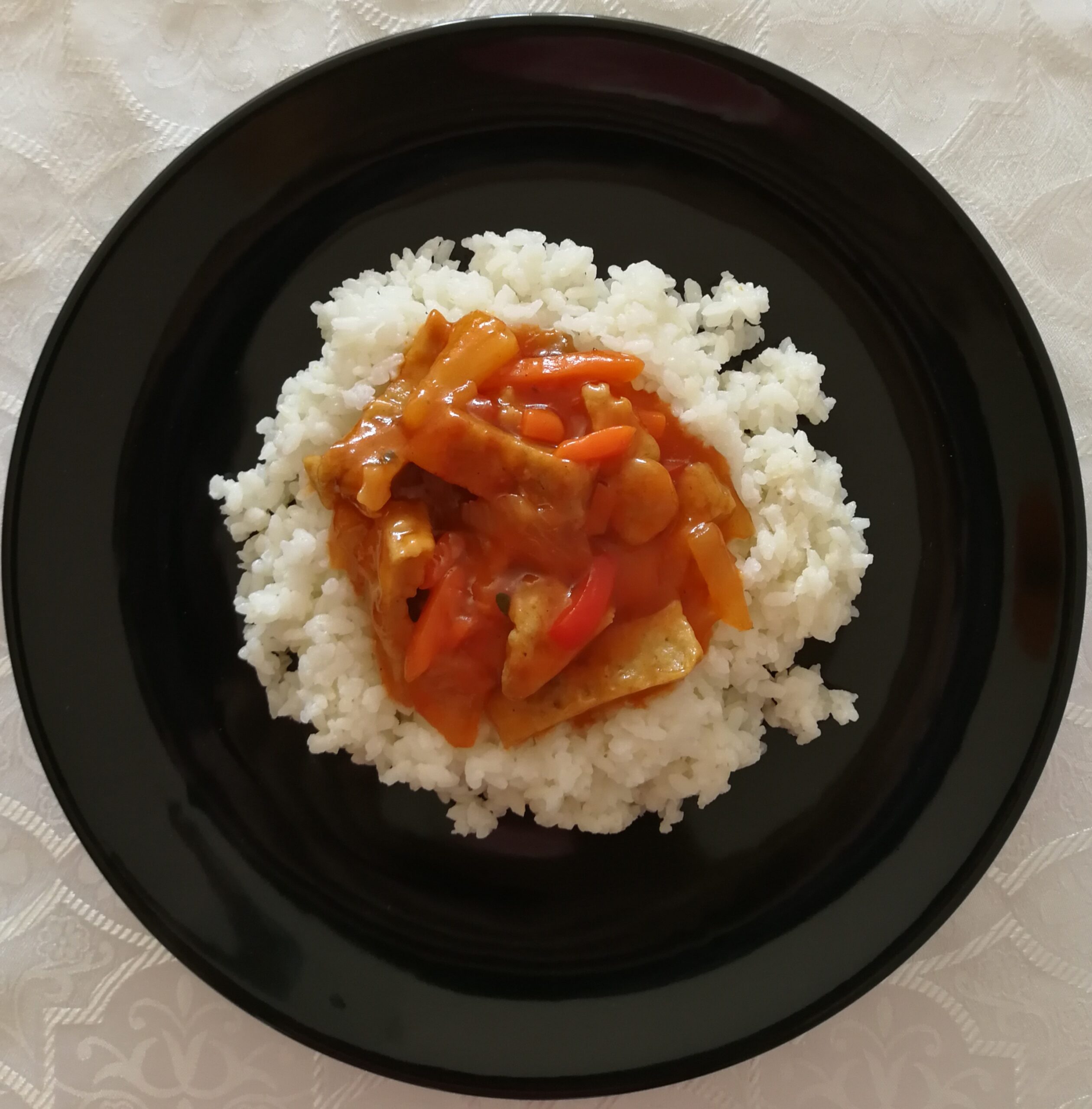 Édes-savanyú búzahús rizzsel